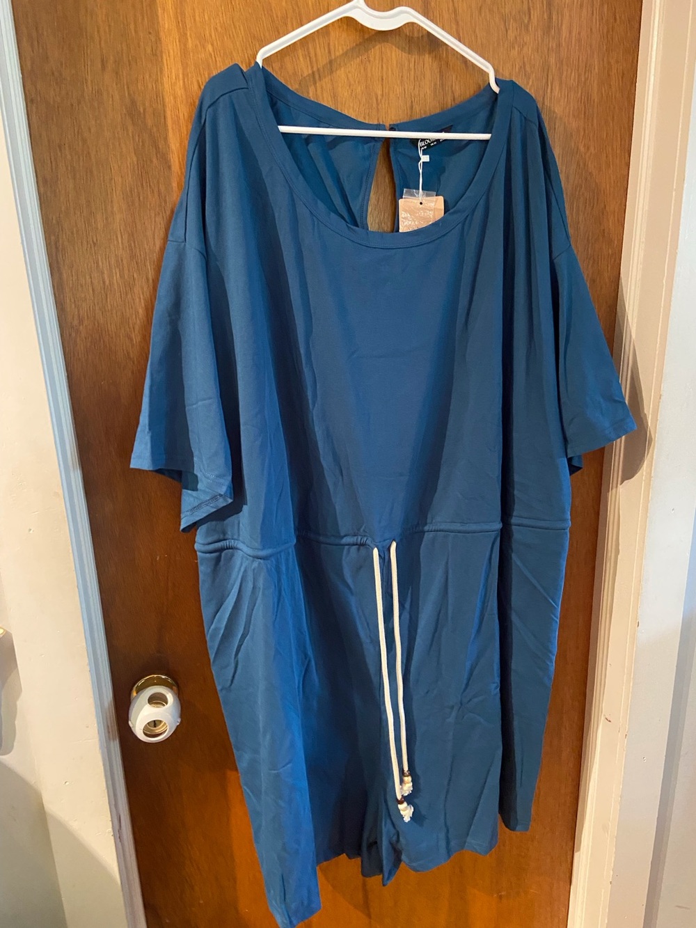 Bloomchic Blue Women’s Lounge Romper Size 30 NWT